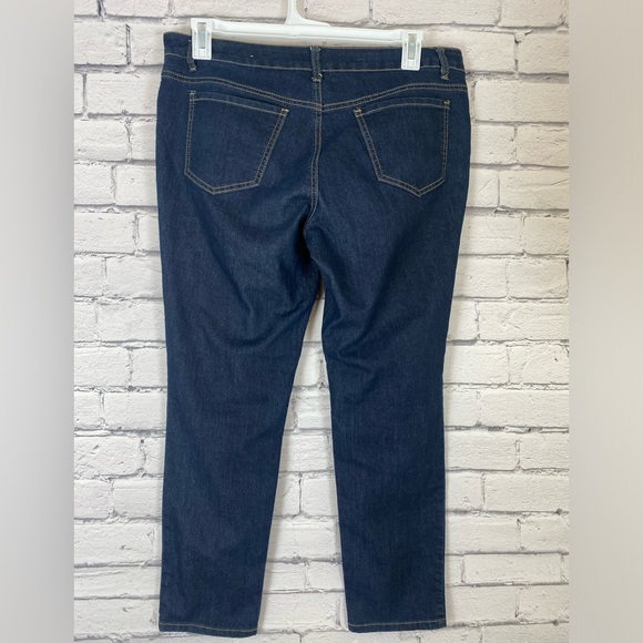 G.H. Bass Dark Wash Stretch Skinny Jeans size 14 - Picture 4 of 6